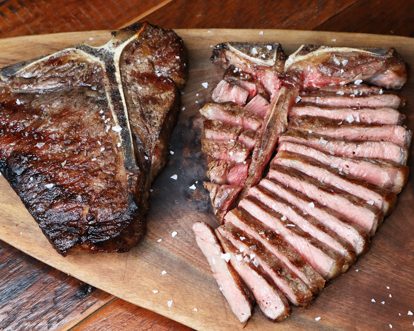 5pc Dry-Aged USDA Prime T-Bone Steaks 16-18oz
