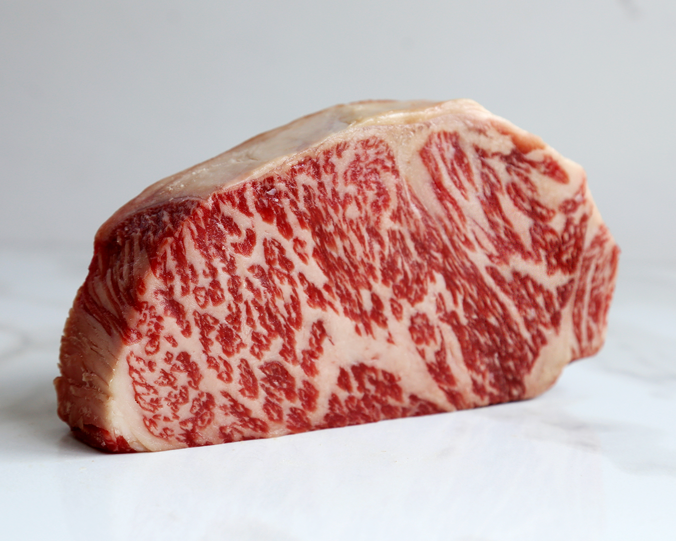 American Wagyu Beef NY Strip Steak BMS 9