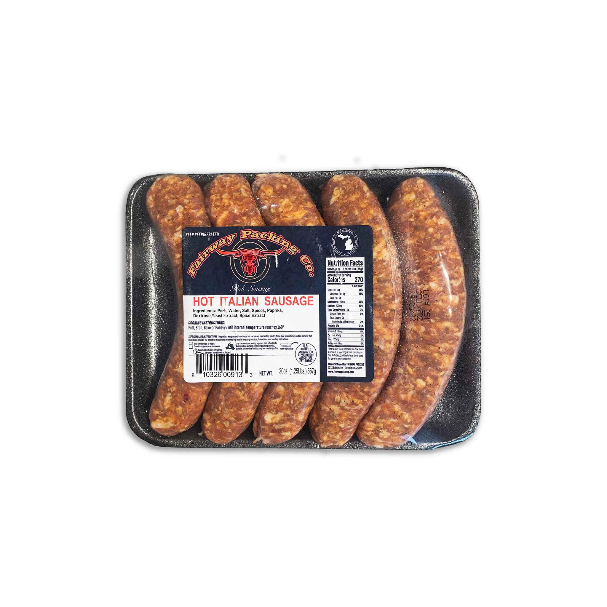 Hot Italian Turkey Sausage Links - Hoosier Heritage Farm