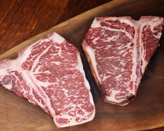 5pc Dry-Aged USDA Prime T-Bone Steaks 16-18oz