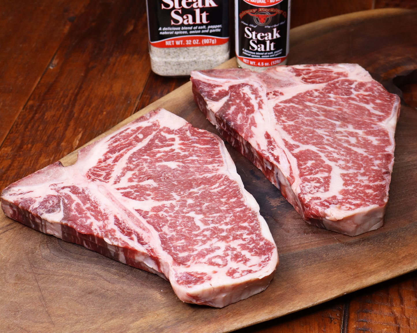 Dry-Aged USDA Prime Beef Black Angus T-Bone Steak
