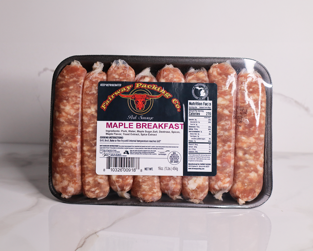 Maple Breakfast Sausage Links (8)
