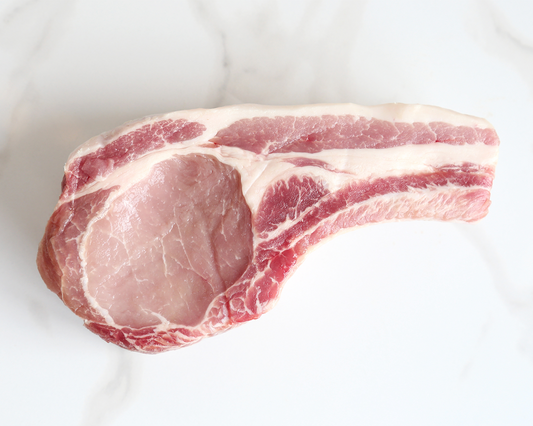 Berkshire Pork Rack Chop with Belly