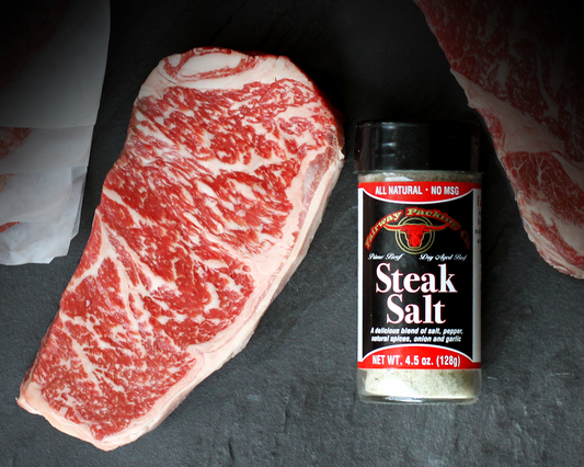 American Wagyu Beef NY Strip Steak BMS 8-9