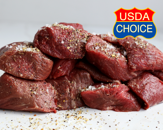 USDA Choice Beef Black Angus Tenderloin Tips